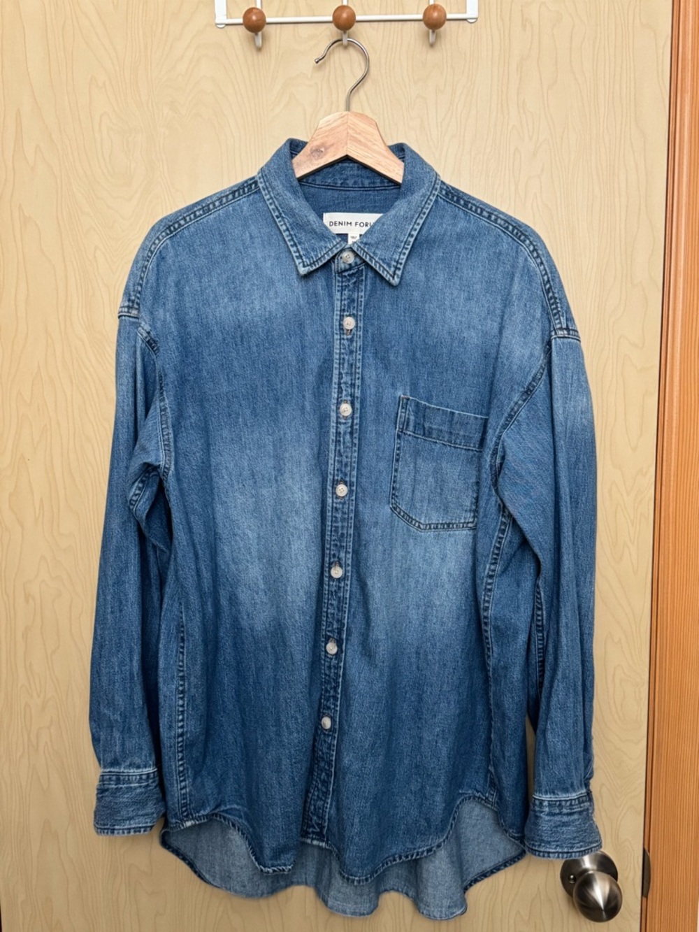 Aritzia Denim Forum Denim Shirt